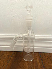 8” Roor Glass Water Pipe Ash Catcher 3pc 18mm 45degree picture