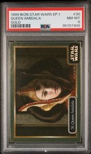Queen Amidala 1999 Ikon Star Wars Episode 1 Gold PSA 8 NM-MT #30 picture