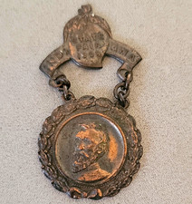 1903 Veterans' Groups Medal Badge Portrait Pendant Medallion Front/Back picture