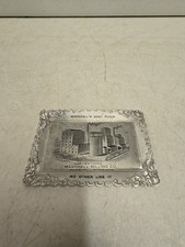 Antique Marshall Milling MN Marshall's Best Flour Advertising Aluminum Tip Tray picture