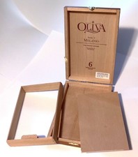 Oliva - Serie V Melanio Robusto Wood Cigar Box - Empty ( 9