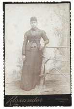 Texarkana Arkansas African American Woman Portrait Cabinet Card picture