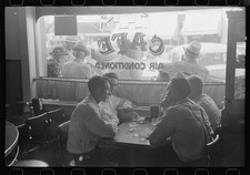 Photo:Vale Oregon 1941 Fourth of July Cafe Air Conditioned Interior Men picture