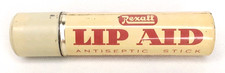 Vintage 1960s Rexall Drug Lip Aid Antiseptic Stick Original Tin Made In USA picture