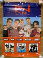 NSYNC Signed BMG Ariola Promo Poster | Justin Timberlake | Beckett BAS picture