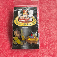 NEW Disney Store 2002 Magical Musical Moments Pin #64 Heigh Ho Dopey mine car picture