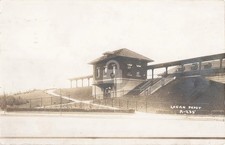 Philadelphia PA Logan Depot Railroad Station RPPC Photo Postcard COPY picture
