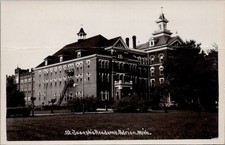 St. Joseph's Academy, ADRIAN, Michigan Real Photo Postcard picture