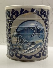 Dallas Cowboys Collector Coffee Tin Can Unopened. Commemorative 100 Year Anniv picture