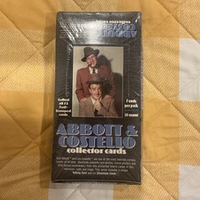 Vintage Abbott & Costello 1996 DuoCards Collector Cards Factory Sealed 30 Packs picture