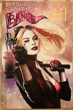 Harley Quinn #3 DC Comics Greg Horn Signed & Remarque Virgin Variant cover WOW picture