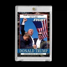 Donald Trump Collectible Trading Card New MAGA 2024 Collector’s Series Mint picture