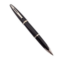Waterman Carene Black Sea ST Fountain Pen Medium 18kt Gold Nib picture
