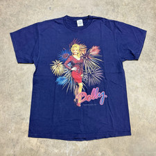 Dolly Parton 2002 Country Navy Blue  Gift For Fans Reprint All Size picture