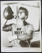1976 Sylvester Stallone Rocky United Artists 8x10 Publicity Press Photograph picture