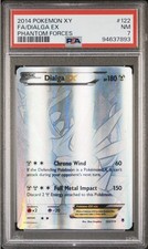 2014 Pokemon XY Phantom Forces #122/119 Dialga EX Full Art PSA 7 picture