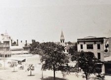 ​Antique 1910s Photo Pensacola Florida Palafox St View San Carlos Hotel Store picture