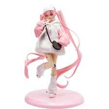 19-23cm Hatsune Miku Sakura Ver Anime Figure Hoodie Umbrella Desktop Toy 2026 picture