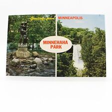 Greetings Minneapolis Minnehaha Park Minnesota MN Hiawatha Minnehaha Falls Unpos picture