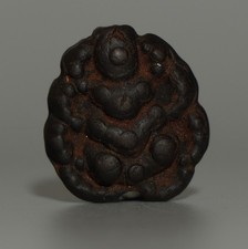 Tibet 1700s Old Buddhist Magnetic Clay Tsa Tsa Padmasambhava Scorpion Amulet picture