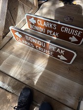 Vintage USFS US Forest Service National Park Trail Signs picture
