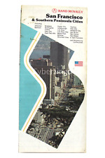 Rand McNally San Francisco And Surrounding Areas Map Vintage PREOWNED picture