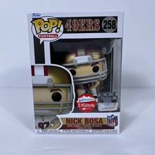 Nick Bosa Fugitive Toys Excl Hype Con San Francisco 49ers Football Funko Pop 258 picture