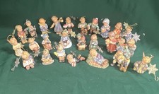 26 Hummel Goebel Ornaments 2000, 2001, 2002, 2004 with 22 Snowflake Hangers picture