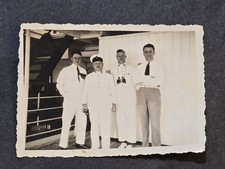 RARE WW2 German Kriegsmarine Navy Sailors Photo Torpedo Crew Named Original picture