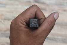 Silversmith Leather Craft Iron Jewelry Charms Making Square Punch Stamp Tool picture