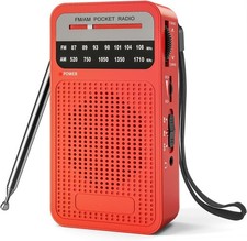 Portable Radio AM FM with Long Range Reception, Transistor Radio with Loud Spea picture