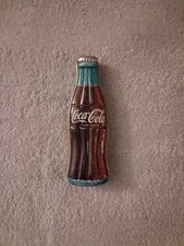 3 PIECE VINTAGE COCA COLA BOTTLE SHAPED TIN 1997 5.5” Long - picture
