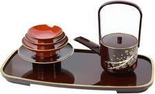 Yamanaka lacquered OTOSO SAKE serve set  Sake Cup Cherry Blossom made in japan picture
