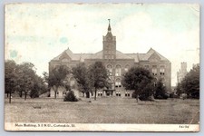 Antique Illinois Postcard CARBONDALE S.i.n.u. Main Building 1907 picture