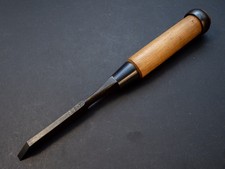 Ouchi 大内 Gen II 6mm Mukomachi Mortise Japanese Chisel White Steel Oire Nomi picture