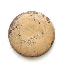 Antique Fuel Cap Oil Cap Steel Khaki Military Vehicle Unrestored Original picture