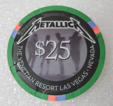The Venetian Las Vegas $25 Casino Chip Metallica At The Sphere RARE AUTHENTIC picture