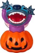 2024 DISNEY LILO & STITCH LIGHT-UP PUMPKIN JACK-O-LANTERN HALLOWEEN DECORATION picture