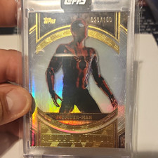 Topps 2025 PERFECTION Avengers Infinity War Spider-Man #84 Serial 20/100 ENCASED picture