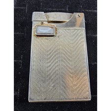 Vintage FORMULA silver plated Lighter Lacoste Emblem Refillable Butane picture