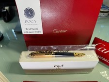 *** Cartier Panthere Mint Vintage Black Ball Point Perfect Black Complete *** picture