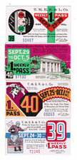 4 Milwaukee Trolley Bus TRANSIT TICKET Passes September 1934 1935 1938 1939 picture