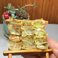 20pcs Natural yellow quartz Crystal gemstone Polish Mineral Specimen 92g A5597 picture