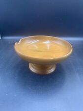 Vtg Oregon Myrtlewood Pedestal Compote Handcrafted Bowl 9” X 4” Hand Turned  picture