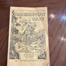 Vintage Custer SD 1959 Annual Gold Discovery Days Pageant Program 12 pages  picture