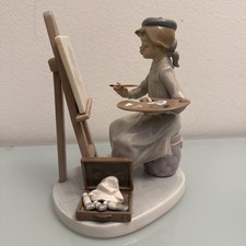 Lladro Little Painter /Artist Rare Piece in Perfect condition picture
