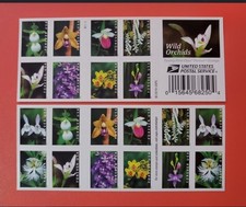 Us Stamps Wild Orchids Colelctible picture