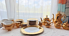 Vintage Rudolf Wachter Bavaria — 52-Piece Gold Encrusted Tea, Coffee, Dinner Set picture
