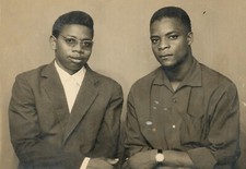c. 1960's Two Men, Mali Photograph by Malick Sidibe STAMPED picture