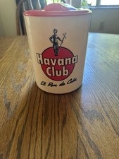 Vintage HAVANA CLUB -EL RON de CUBA Ice Bucket Canister Humidor picture